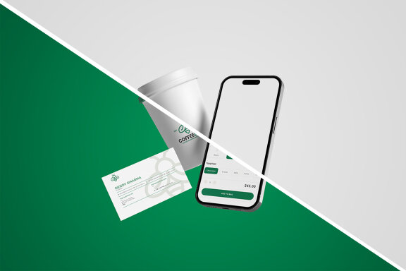 Floating Branding Packaging Mockup