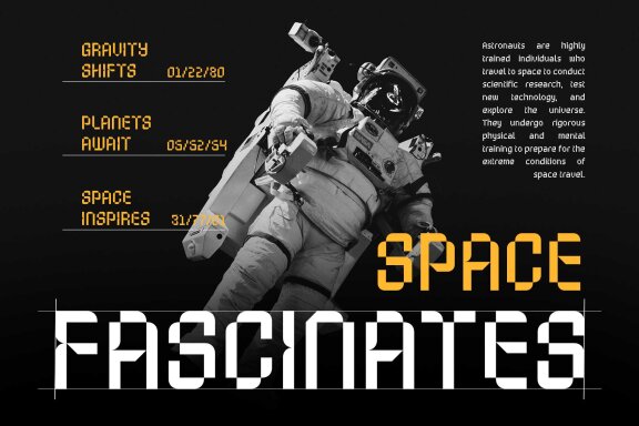 Bytalion - Futuristic Font