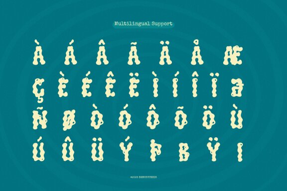 Ooze Gloom | Display Horror Font