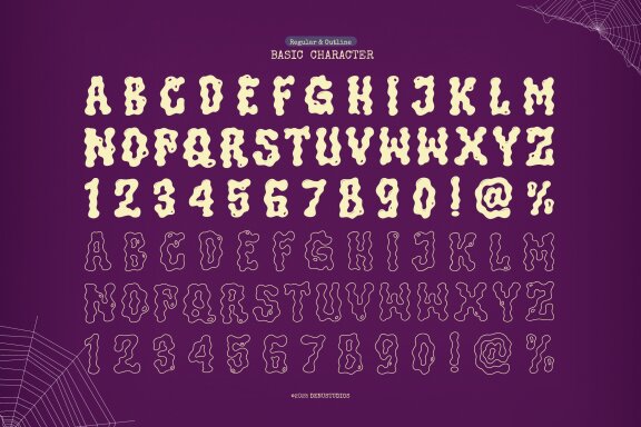 Ooze Gloom | Display Horror Font