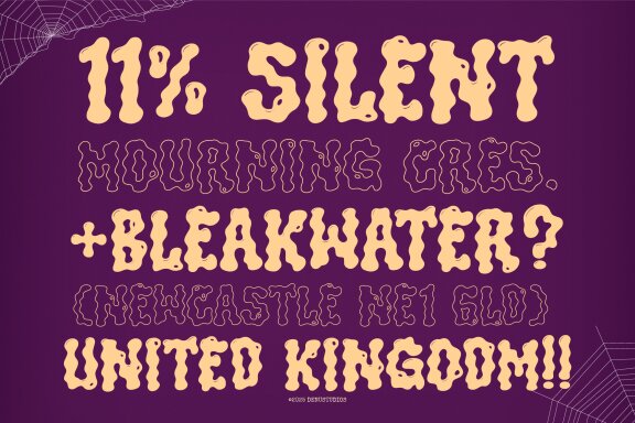 Ooze Gloom | Display Horror Font