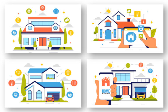 9 Smart Home Automation Illustration 