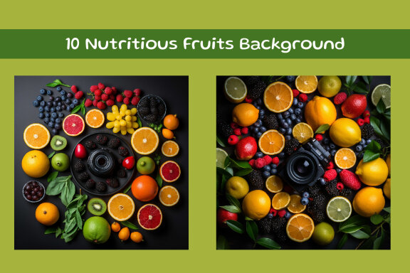 Nutritious Fruits Background