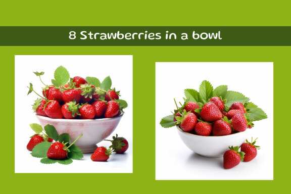 Strawberries in a bowl