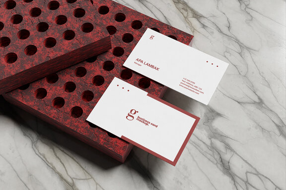 Elegant Business Card Mockup