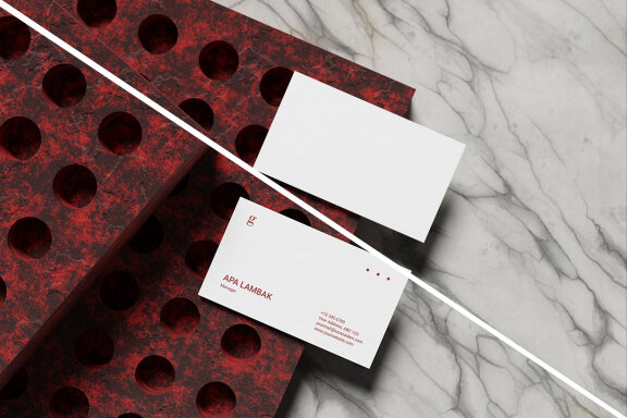 Clean Business Card Mockup