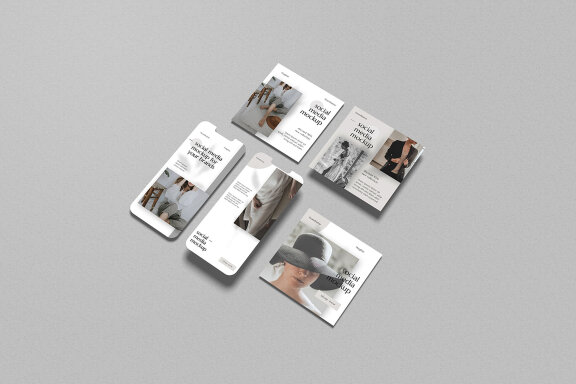 Awesome Social Media Pages Mockup