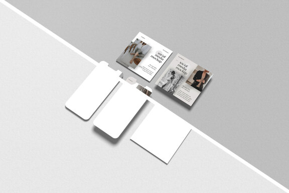 Awesome Social Media Pages Mockup