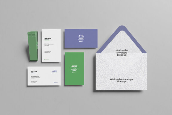 Clean Stationery Mockup