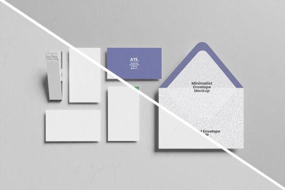 Clean Stationery Mockup