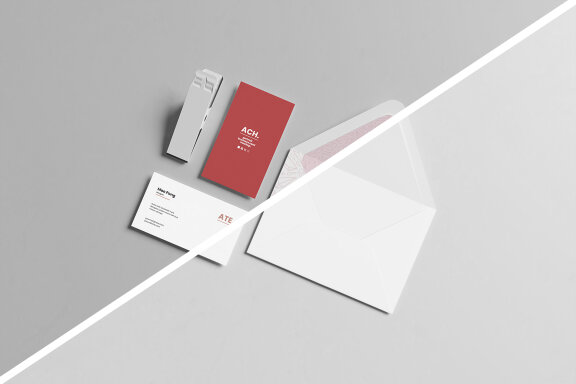 Business Card and Envelope Stationery Mockup