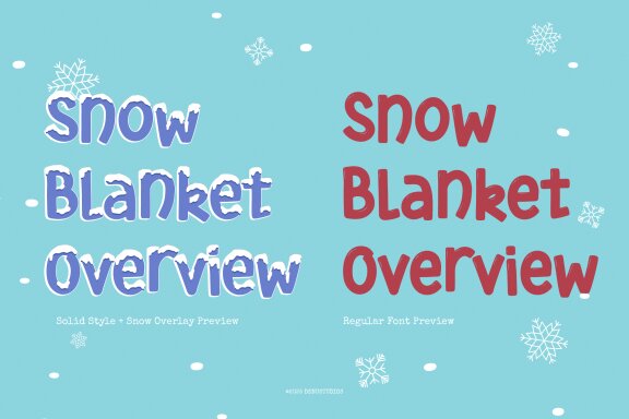 Frozen Caps | Cute Snow Overlay
