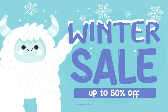 Frozen Caps | Cute Snow Overlay