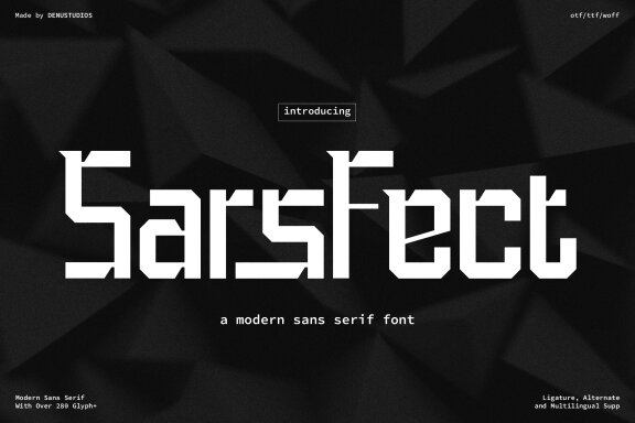 Sars Fect | Modern Sans Serif