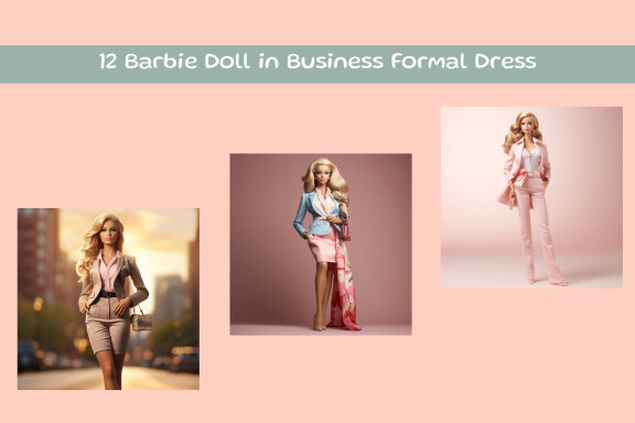 Barbie Doll in Business Formal Dress