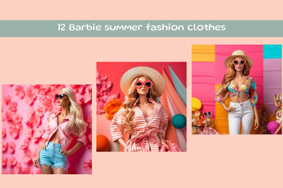 Barbie summer fashion clothes