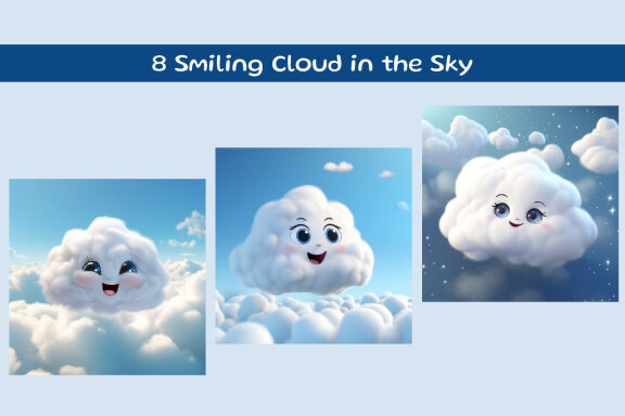 Smiling Cloud in the Sky