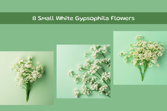 Small White Gypsophila Flowers