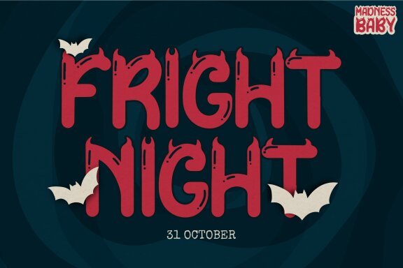 Madness Baby | Evil Cute Font