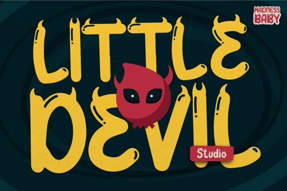 Madness Baby | Evil Cute Font