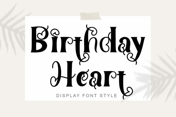 Birthday Heart