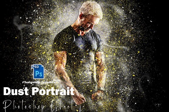 Dust Portrait Photoshop Effect