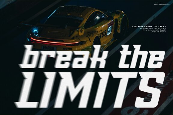 Amang Racing | Bold Racing Font