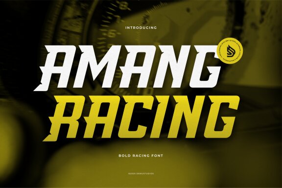 Amang Racing | Bold Racing Font
