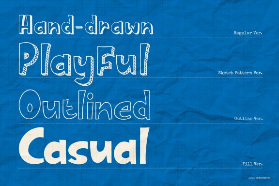 Spirit Muuda | Hand Drawn Font