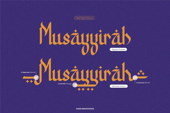 Barqah | Islamic Style Font