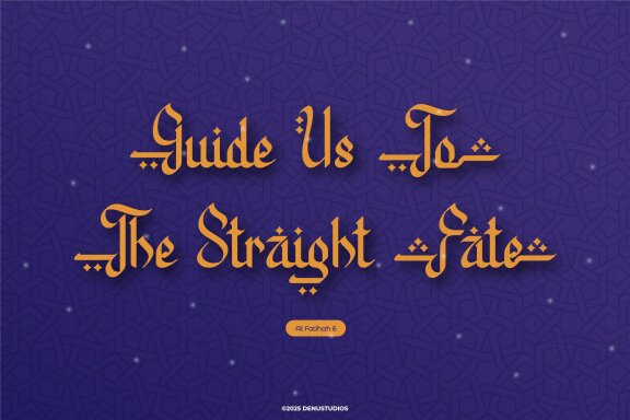 Barqah | Islamic Style Font