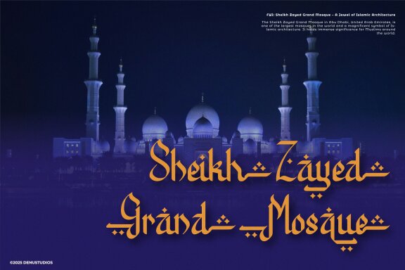 Barqah | Islamic Style Font