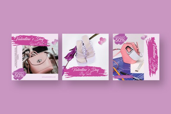 Valentine Sale - FREE Instagram Template