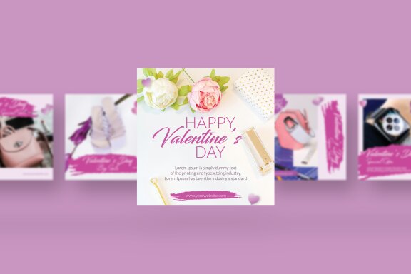 Valentine Sale - FREE Instagram Template
