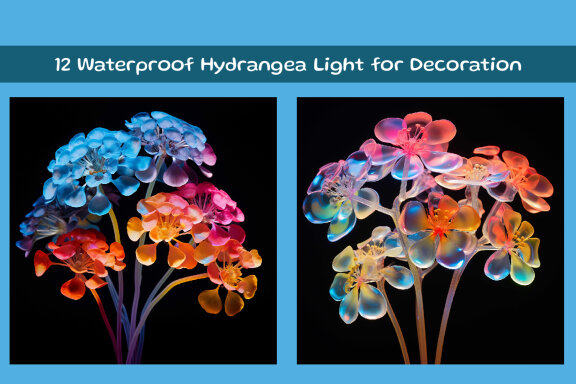 Waterproof Hydrangea Light for Decoration