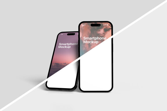 Front View Smartphone Mockup