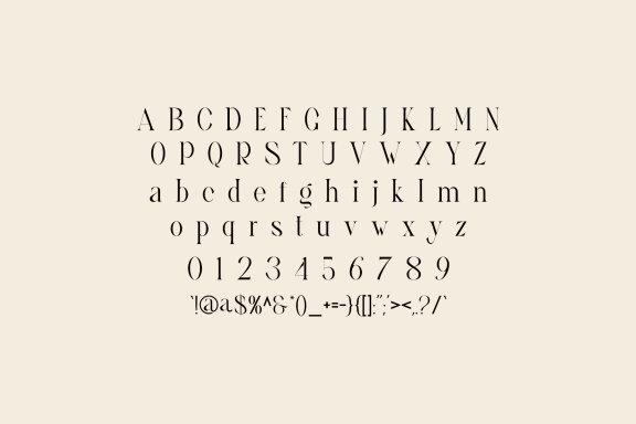 Ghina Ligature Serif Typeface