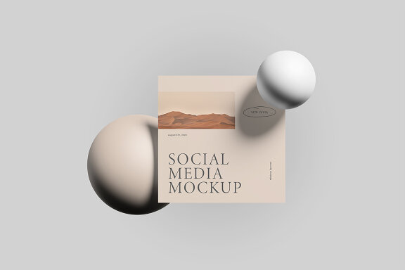 Minimalist Social Media Mockup