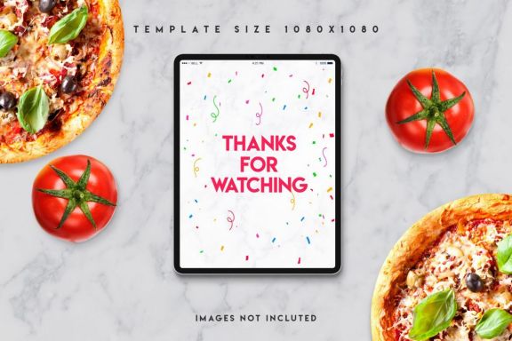 9 food instagram post template