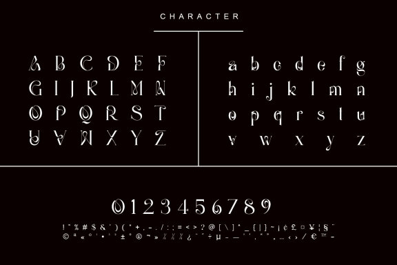 Gafio Unique Serif Typeface