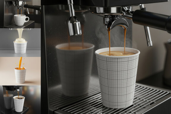 Pouring Beverages Mockups