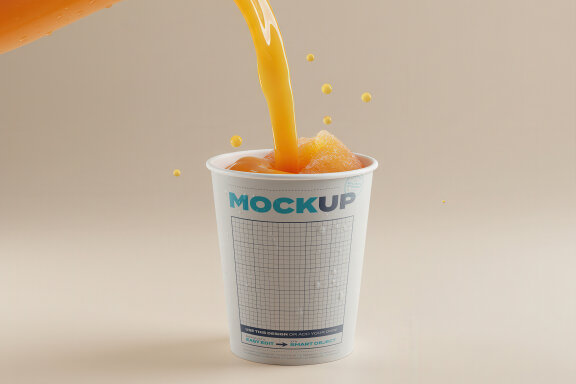 Pouring Beverages Mockups