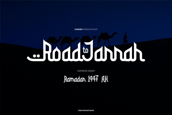 Firqatun Najah | Islamic Style Font
