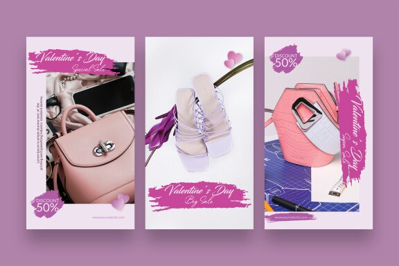 Valentine Sale - Instagram Story Template