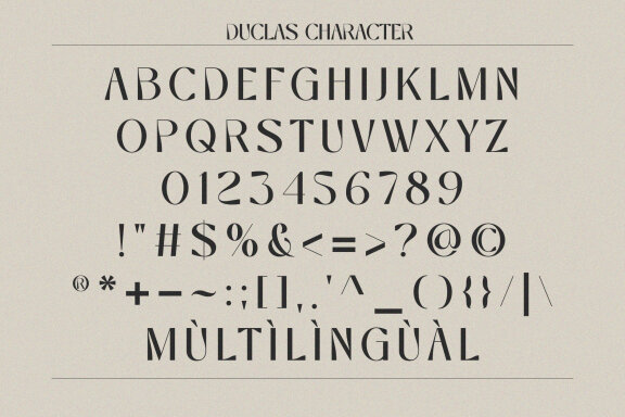 Duclas New Retro Sans Serif