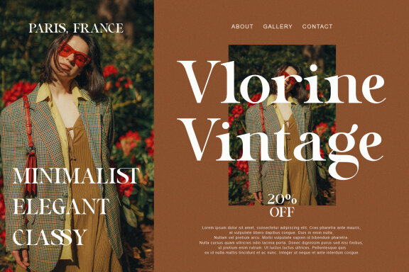 Laver Losster Minimal Luxury Serif Font