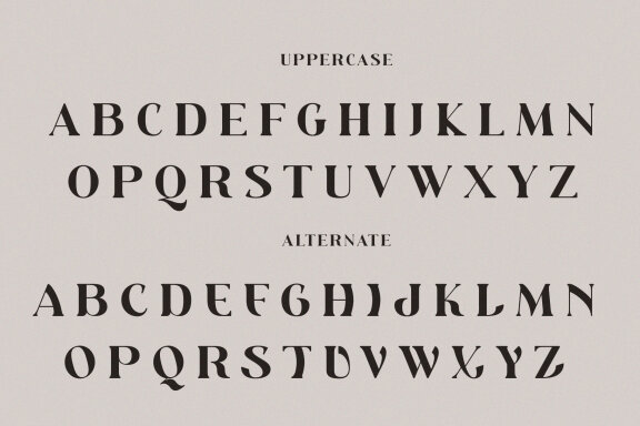 De Gyubee Modern Serif Typeface