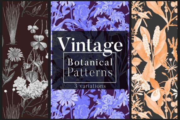 Vintage Botanical Patterns