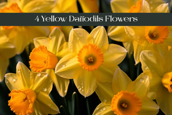 Yellow Daffodils Flowers
