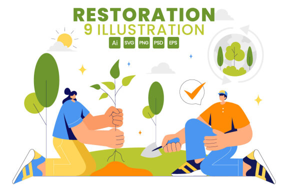 9 Forest Restoration Illustration